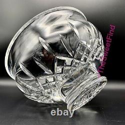 Waterford Crystal Lismore Footed Bowl 10 8-LB Punch Bowl MSRP-$525 UNUSED EXLNT