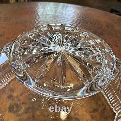 Waterford Crystal MASTER CUTTER Footed CENTERPIECE Large Tall PUNCH BOWL 9 Rare