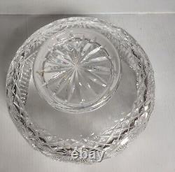 Waterford Crystal MASTER CUTTER Footed CENTERPIECE Large Tall PUNCH BOWL 9 Rare