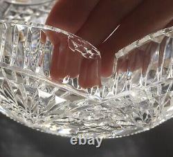 Waterford Crystal MASTER CUTTER Footed CENTERPIECE Large Tall PUNCH BOWL 9 Rare