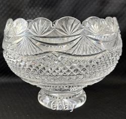 Waterford Crystal Master Cutter Collection Footed Centerpiece Punch Bowl