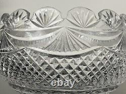 Waterford Crystal Master Cutter Collection Footed Centerpiece Punch Bowl