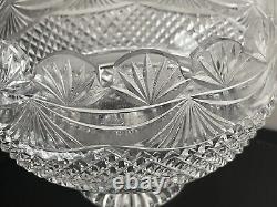 Waterford Crystal Master Cutter Collection Footed Centerpiece Punch Bowl