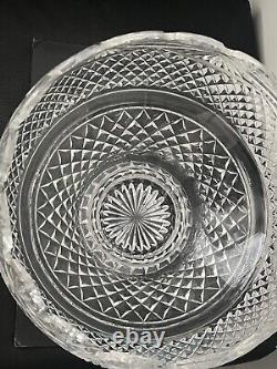 Waterford Crystal Master Cutter Collection Footed Centerpiece Punch Bowl