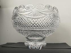 Waterford Crystal Master Cutter Collection Footed Centerpiece Punch Bowl