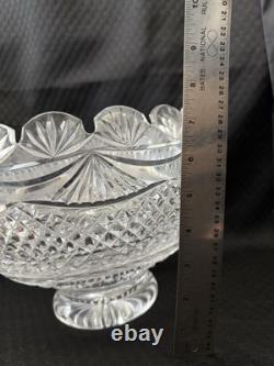 Waterford Crystal Master Cutter Collection Footed Centerpiece Punch Bowl