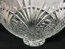 Waterford Crystal Seahorse Pattern Centerpiece/Punch Bowl-10 X 6 Beautiful