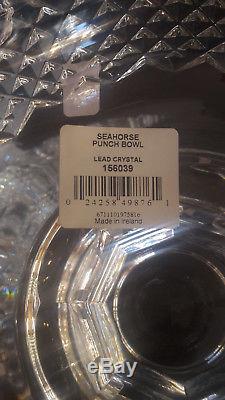 Waterford Crystal Seahorse Punch Bowl