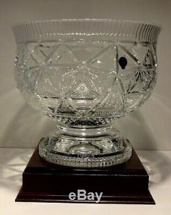 Waterford Crystal Times Square Hope For Abundance Centerpiece Punch Bowl Ireland