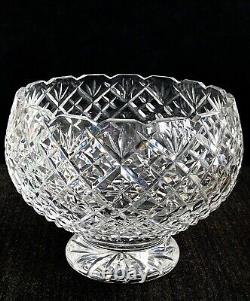 Waterford Footed Bowl Vintage Punch Bowl Centerpiece Bowl