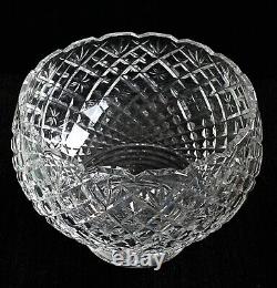 Waterford Footed Bowl Vintage Punch Bowl Centerpiece Bowl