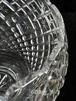 Waterford Footed Bowl Vintage Punch Bowl Centerpiece Bowl