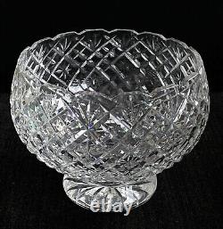 Waterford Footed Bowl Vintage Punch Bowl Centerpiece Bowl