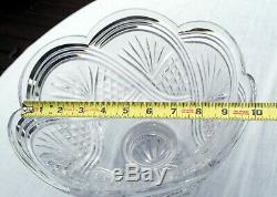 Waterford Lead Crystal Master Cut Footed Punch/fruit Bowl. In Time For Easter