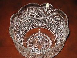 Waterford Master Cutter Centerpiece Large Footed Punch Bowl 10.5