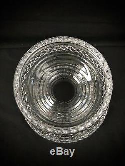 Waterford Period Piece Crystal 2 Piece Centerpiece Punch Bowl Ireland