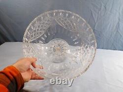 Waterford Society 2004 Clear Crystal Patriot Punch Bowl Limited Ed. 22 of 500