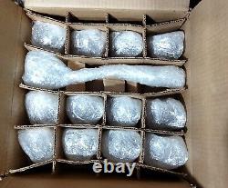 West Virginia Glass Punch Bowl Set In Original Box