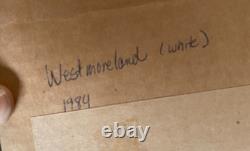 Westmoreland Glass Company mini punch set lot of 3 BLUE RED CLEAR 1982-1984