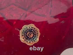 Westmoreland Glass Company mini punch set lot of 3 BLUE RED CLEAR 1982-1984