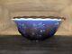 Westmoreland Glass Lilac Opalescent Three Fruits Pattern 13 Punch Bowl