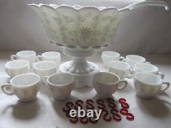 Westmoreland Glass Punch Bowl Paneled Grape PG-85