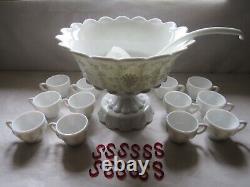 Westmoreland Glass Punch Bowl Paneled Grape PG-85