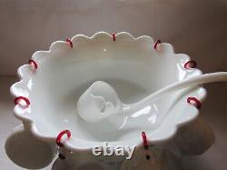 Westmoreland Glass Punch Bowl Paneled Grape PG-85