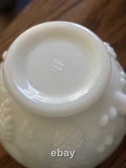 Westmoreland Milk Glass Punch Bowl Set VTG 14pc