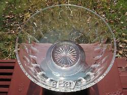 William Yeoward Crystal Glass Extra Large Victoria Punch Centerpiece Bowl 12