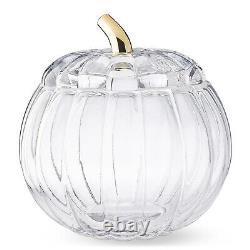 Williams Sonoma Pumpkin Punch Bowl Glass NEW IN BOX